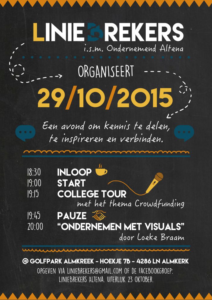 Uitnodiging LinieBrekers Event